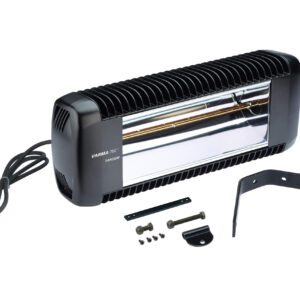 Infrared floodlight Varma Tandem, Black, Remote control, 2000w, IPX5