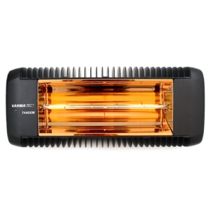 Infrared floodlight Varma Tandem, Black, Remote control, 2000w, IPX5