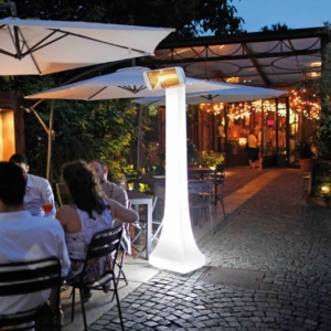 OBELISK lighting post + radiant heater (2000w)