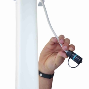 OBELISK lighting post + radiant heater (2000w)