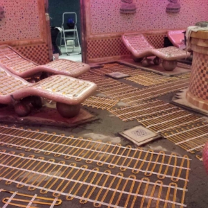 Infrared heating mat with flat cable 150w/1m2