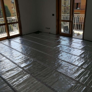 Infrared heating mat with flat cable (vinyl, laminate, parquet) 120w/1m2 (NEW)