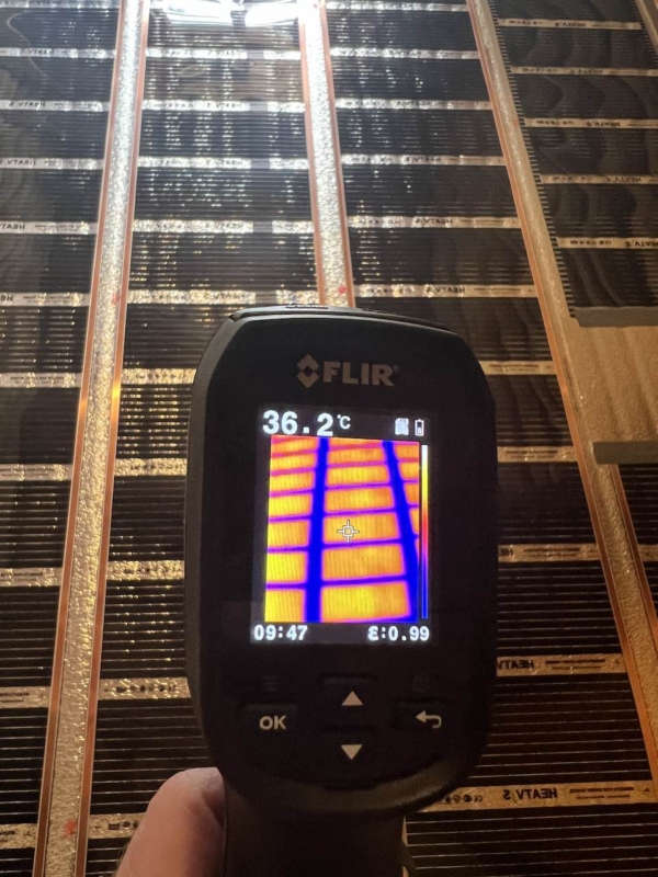 Infrared heating film HEATVIS PTC- 50cm wide 80w/m2 - Image 5